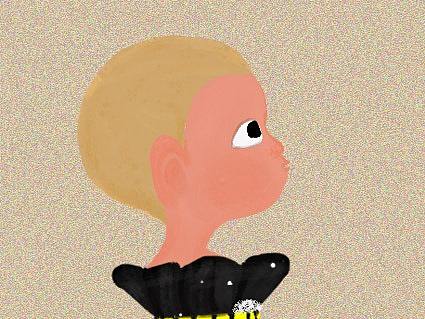 衍生品-原创图稿-孩童的好奇(我从哪里来?)