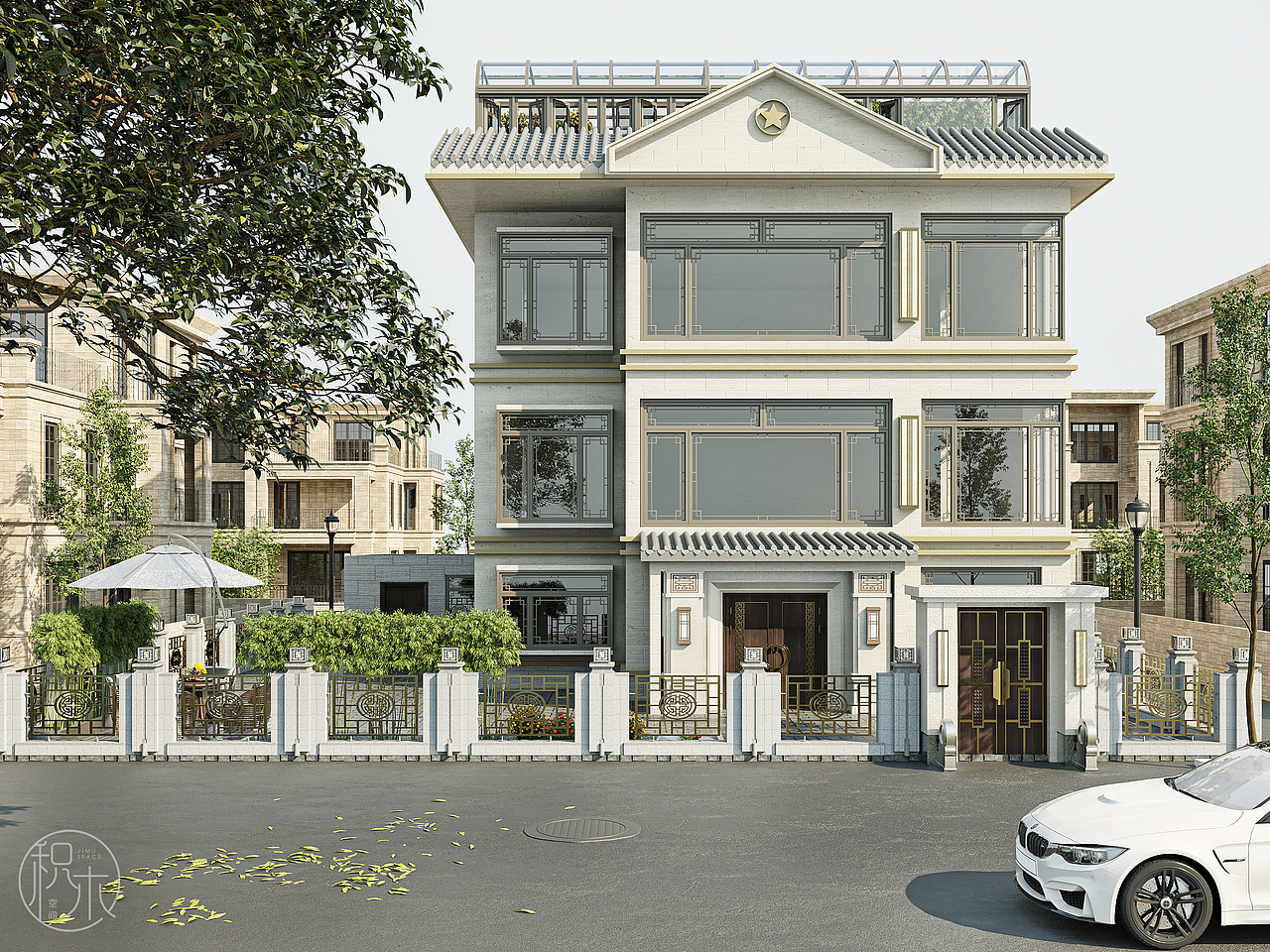 院子（图ZMjkzNjEyNjc2） - 建筑设计 - 站酷设计师Z47299320原创素材 - 站酷ZCOOL