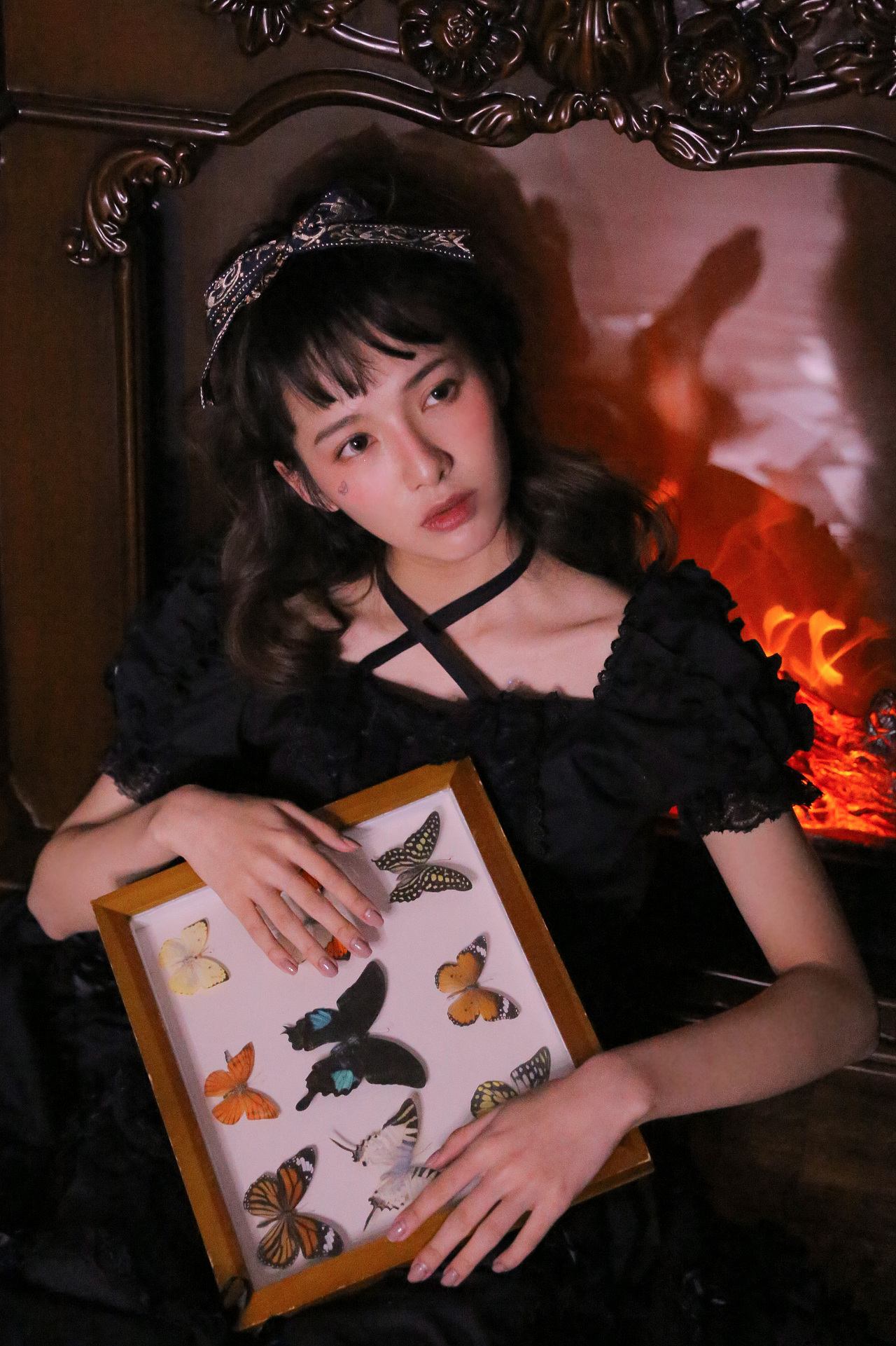 万圣节黑暗系少女风写真_摄影师alexzhou-站酷zcool