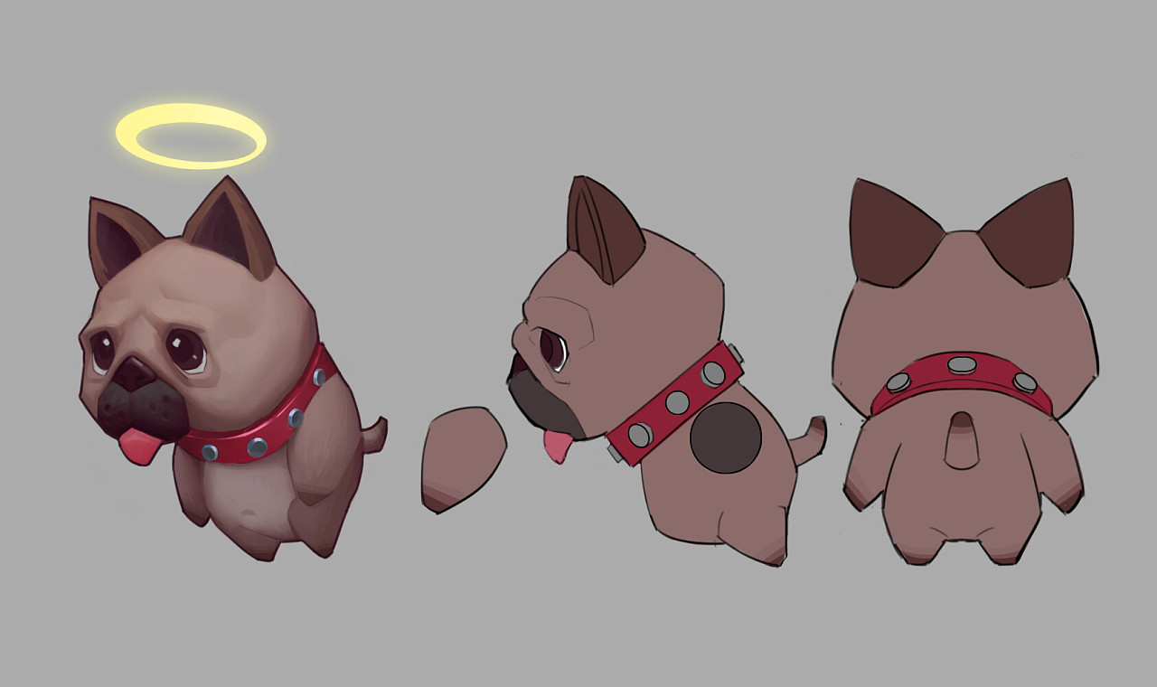 一些宠物4|插画|游戏原画|果冻一布丁 - 原创作品 - 站酷 (zcool)