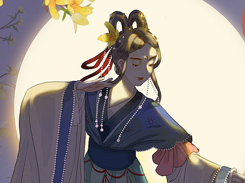 连翘（个人主页-ZNjAwNzI1MjQ=） - 商业插画 - 站酷设计师尾巴上长了个猫原创素材 - 站酷ZCOOL