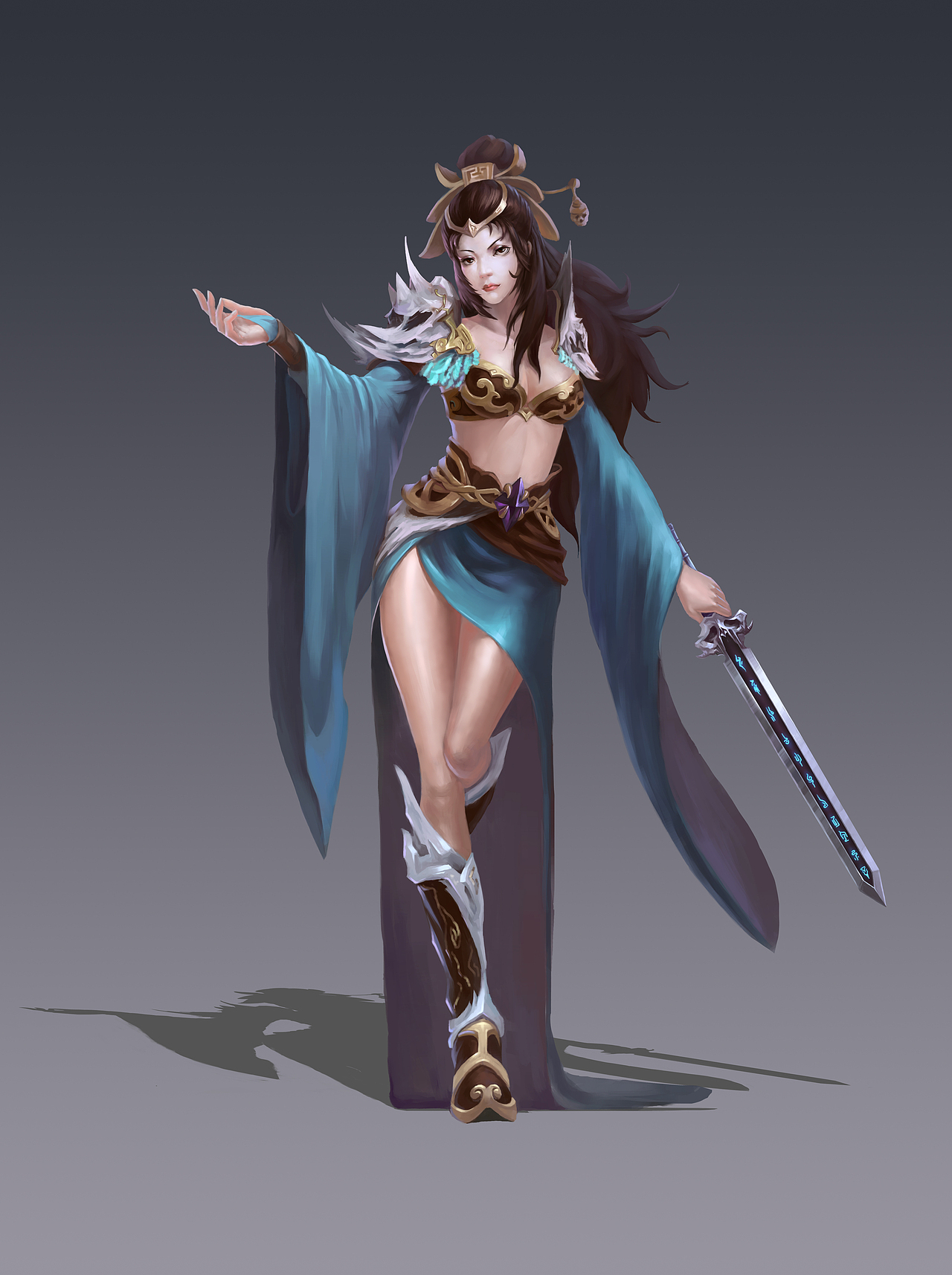 女道士（图ZODkxODMzMDg=） - 概念设定 - 站酷设计师飘飞的余烬原创素材 - 站酷ZCOOL