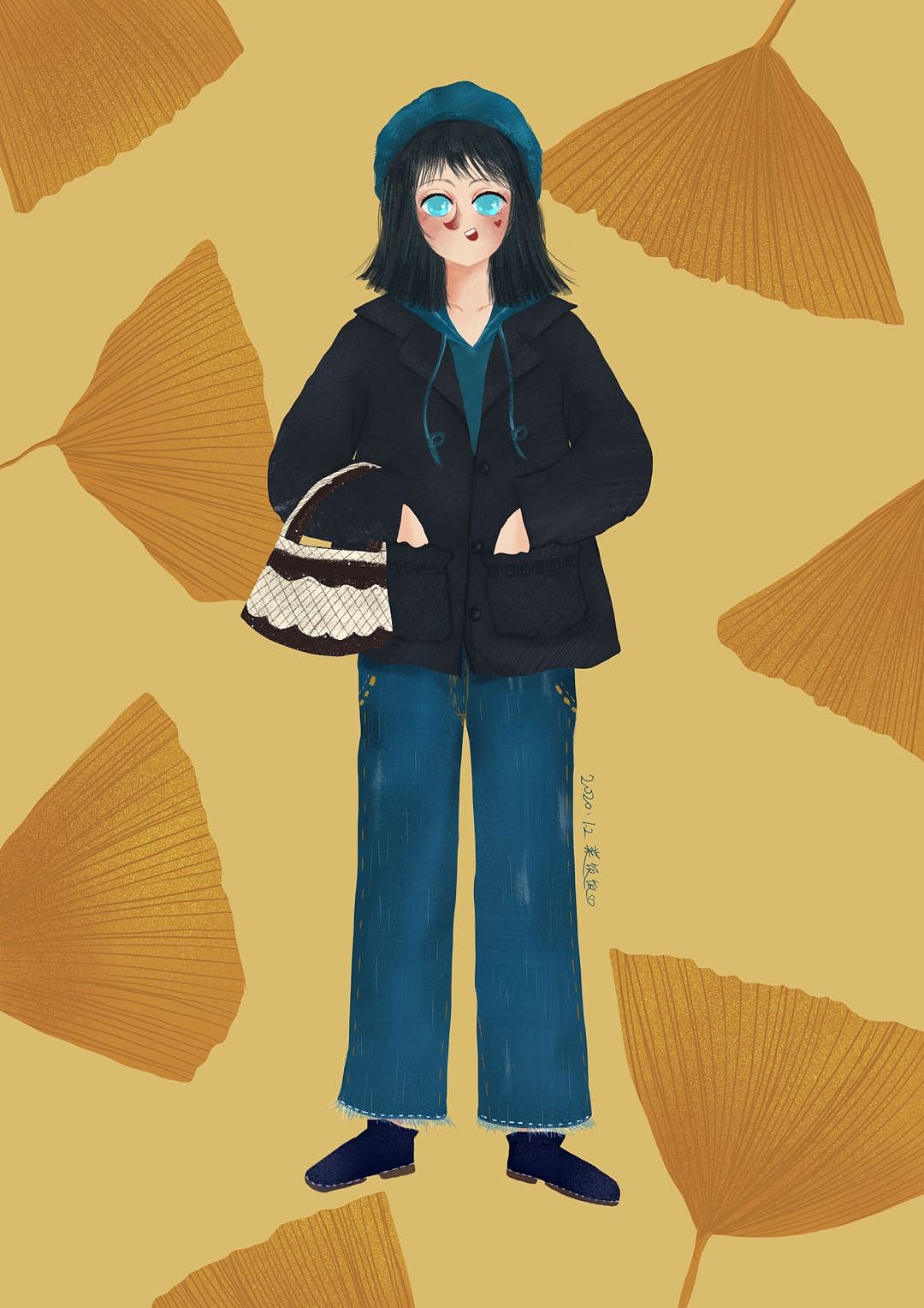 周四是穿牛仔裤的甜酷女孩