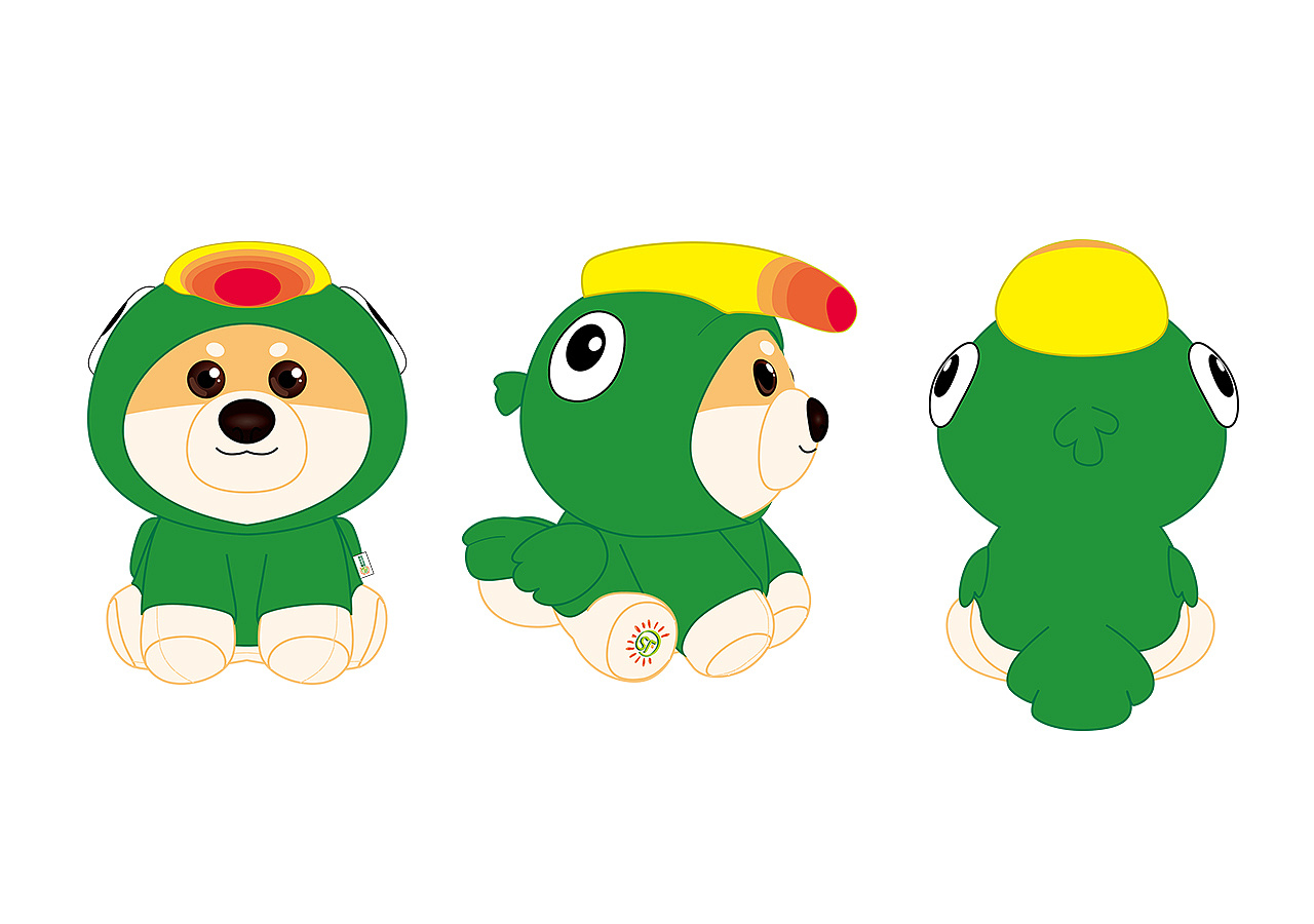 顺丰狗年公仔设计