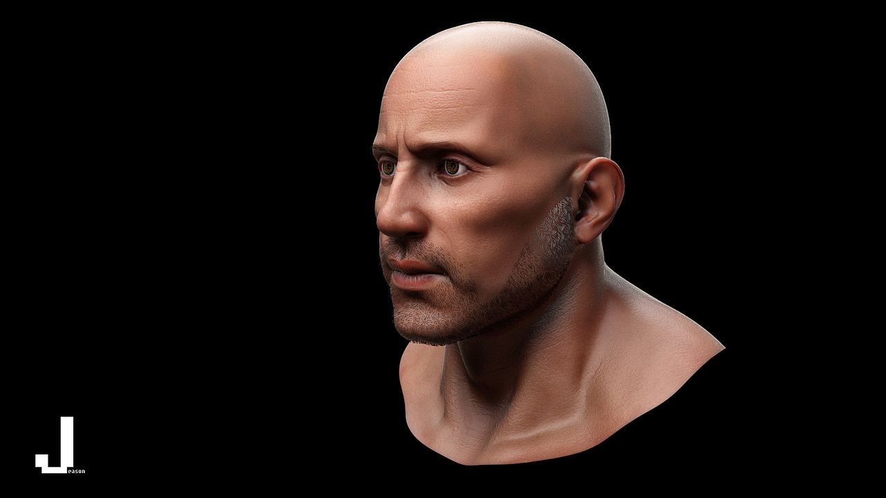 强森肖像（图ZMTk2OTU3NTI0） - 人物/生物 - 站酷设计师JeasonXu原创素材 - 站酷ZCOOL