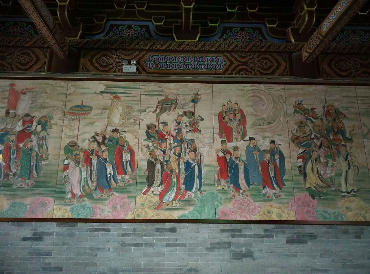 大光画记 山西高平炎帝陵炎帝大殿主体泥墙传统壁画（图ZNzIwMzk5ODA=） - 绘画 - 站酷设计师大光明王原创素材 - 站酷ZCOOL