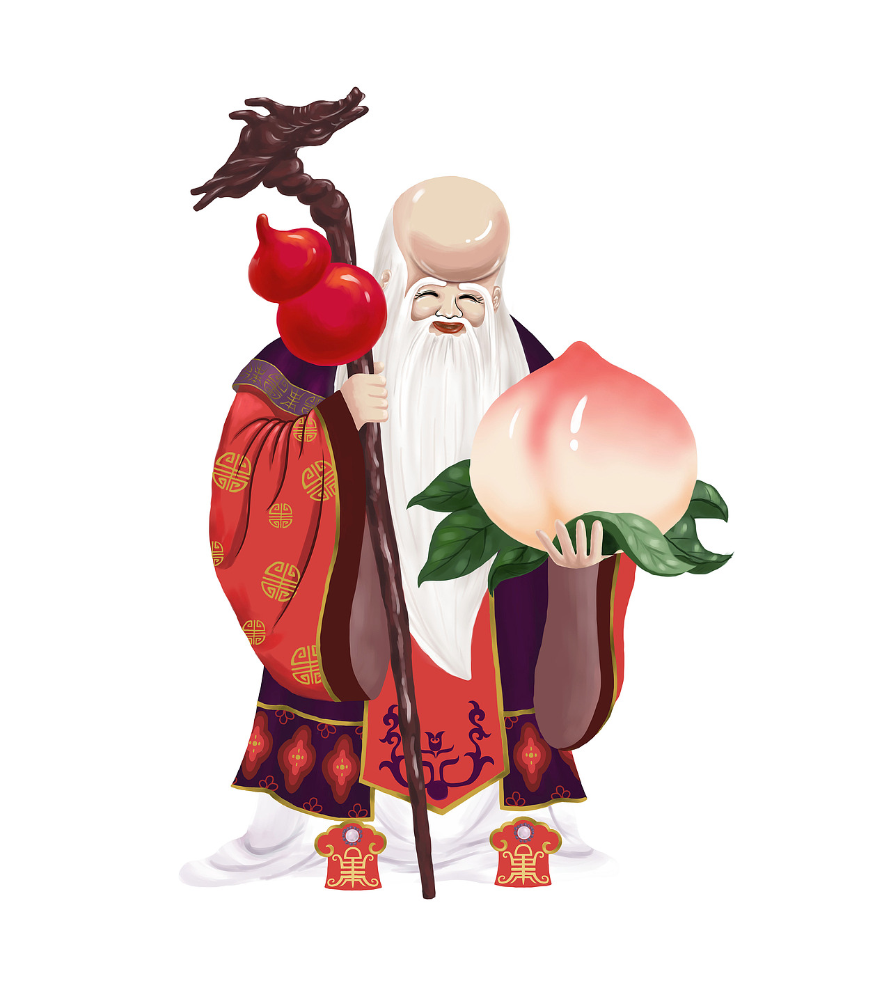 2020画幅寿星 祝大家好运