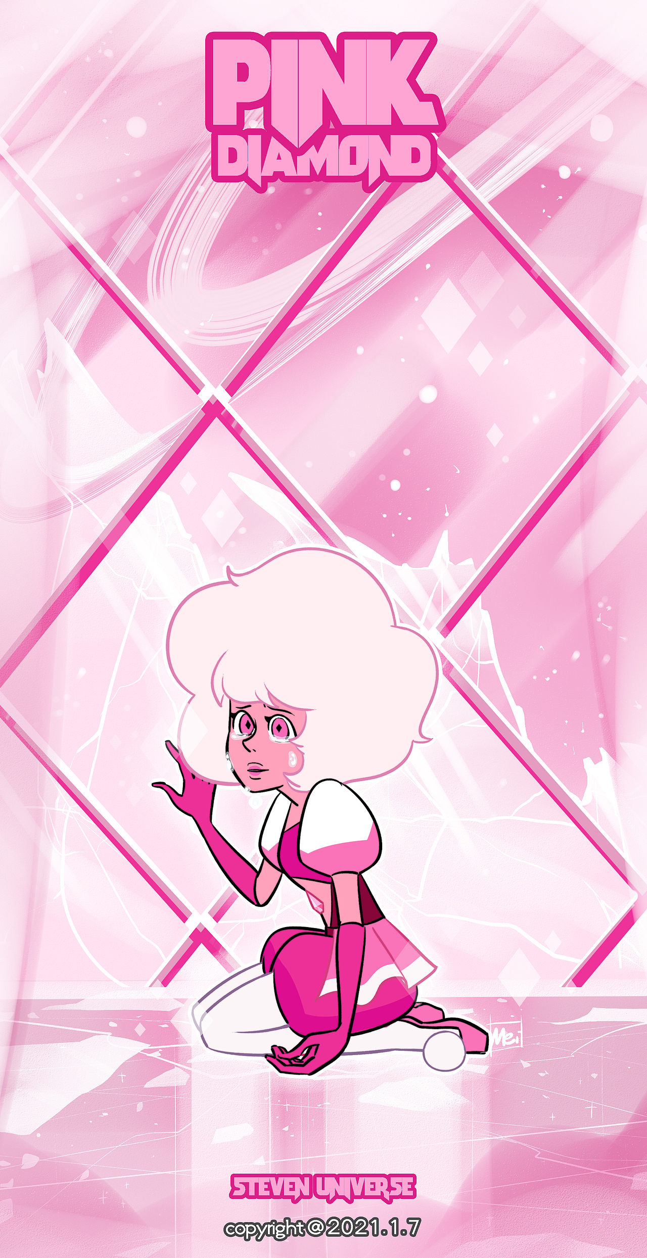 steven universe 宇宙小子 四色钻石的手机壁纸