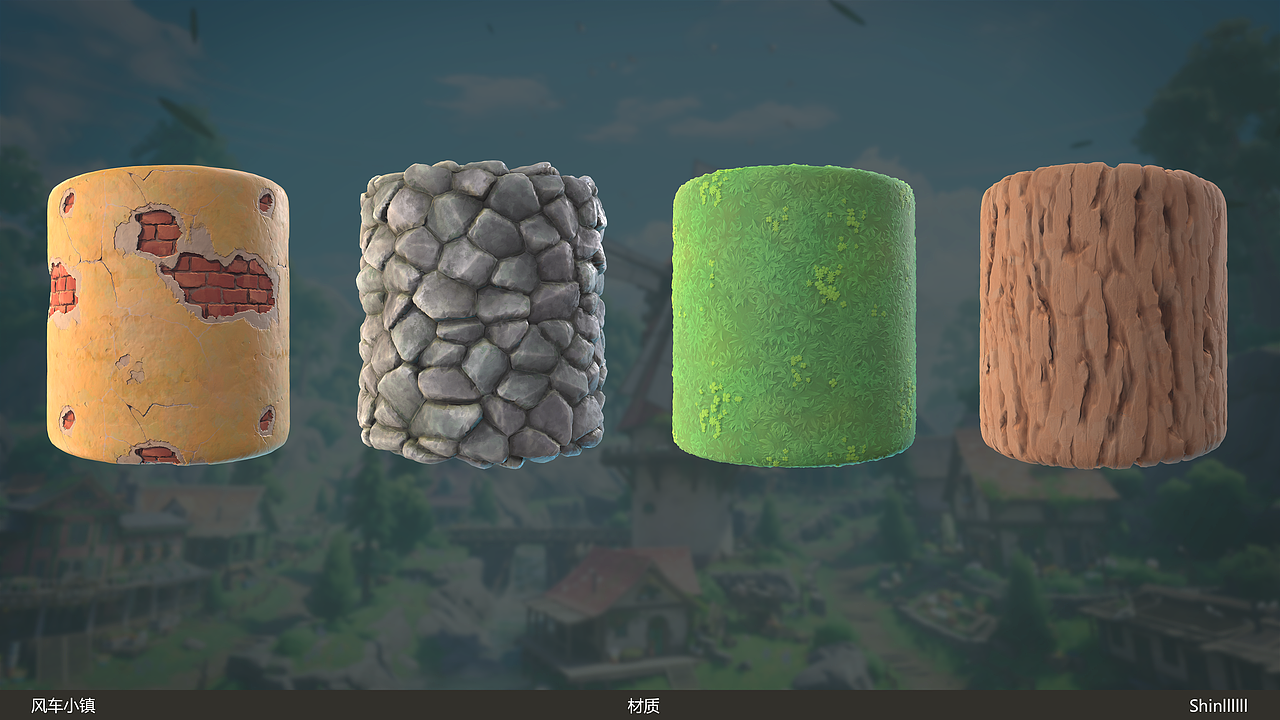 【虚幻5】风格化小世界—风车小镇（图ZMzI5NDU0Nzg4） - 场景 - 站酷设计师Shinllllll原创素材 - 站酷ZCOOL