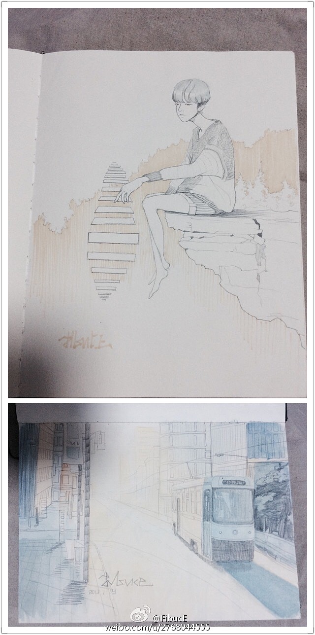 大部分是平时的画画习作（图ZNTY4NzY2ODA=） - 创作习作 - 站酷设计师FibucE原创素材 - 站酷ZCOOL