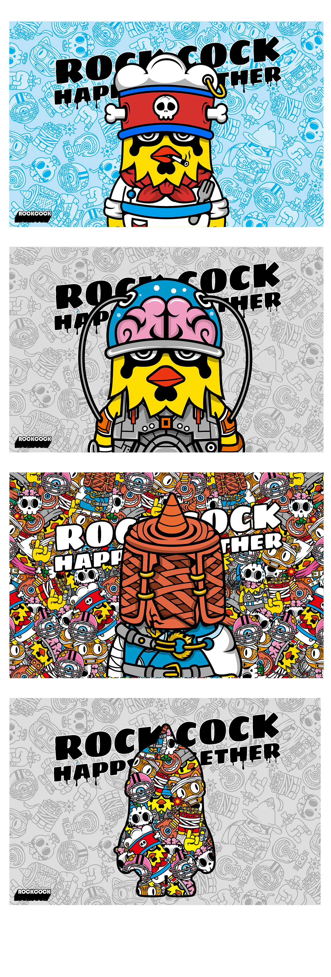 原创IP-炸鸡店老板碌葛（图ZMjYzNjg3MDY0） - IP形象 - 站酷设计师小木桃子原创素材 - 站酷ZCOOL