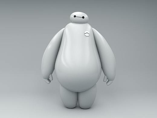 【C4D練習】超能陸戰(zhàn)隊_大白（BigMax）（個人主頁-ZMjU5MjA0OTY=） - 人物/生物 - 站酷設計師Qt小諾原創(chuàng)素材 - 站酷ZCOOL