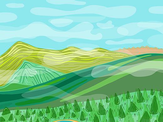 风景插画