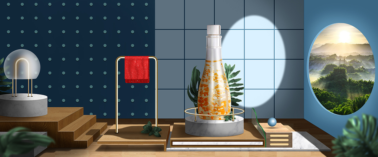 几何空间电商海报合成【作品集】（图ZMTU2MzUwNTIw） - 运营设计 - 站酷设计师康阳_K原创素材 - 站酷ZCOOL