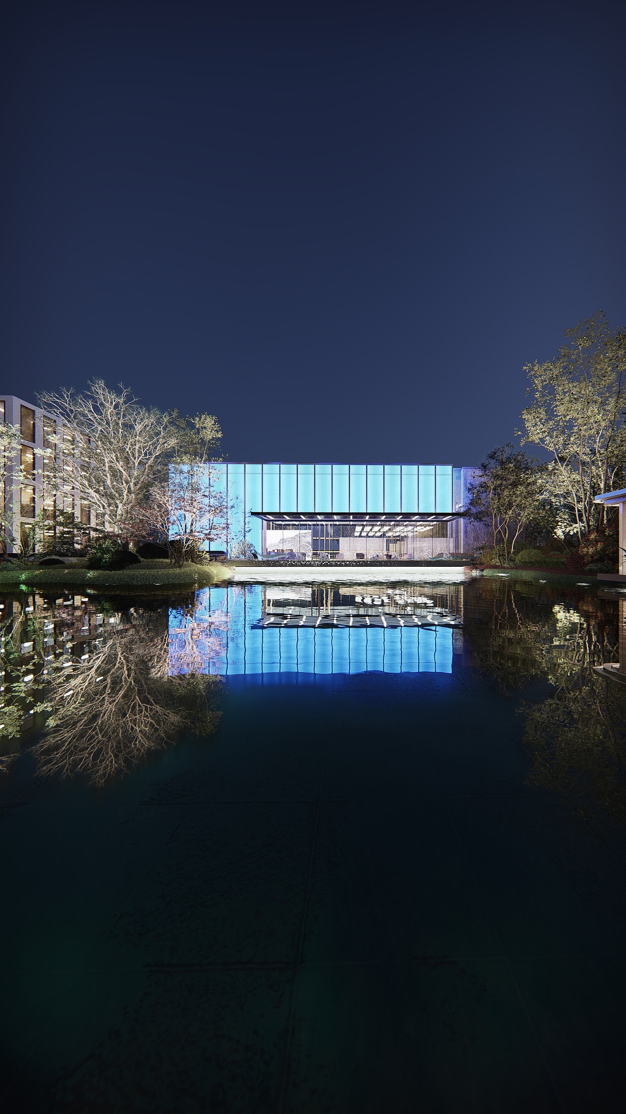 lumion夜景景观效果图