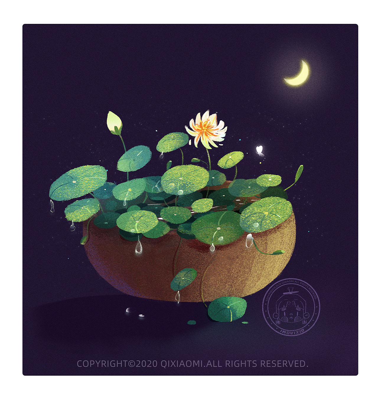 9宫格小植物插画系列