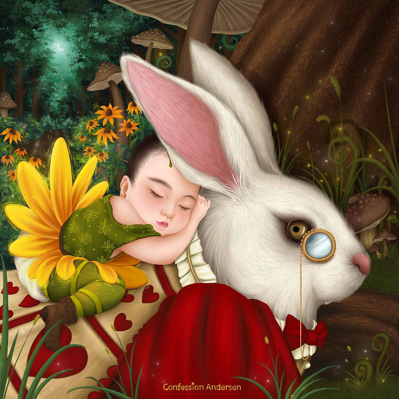 《2021年夏》系列插画作品（图ZMjcwNzg5NDE2） - 艺术插画 - 站酷设计师告白安徒生原创素材 - 站酷ZCOOL