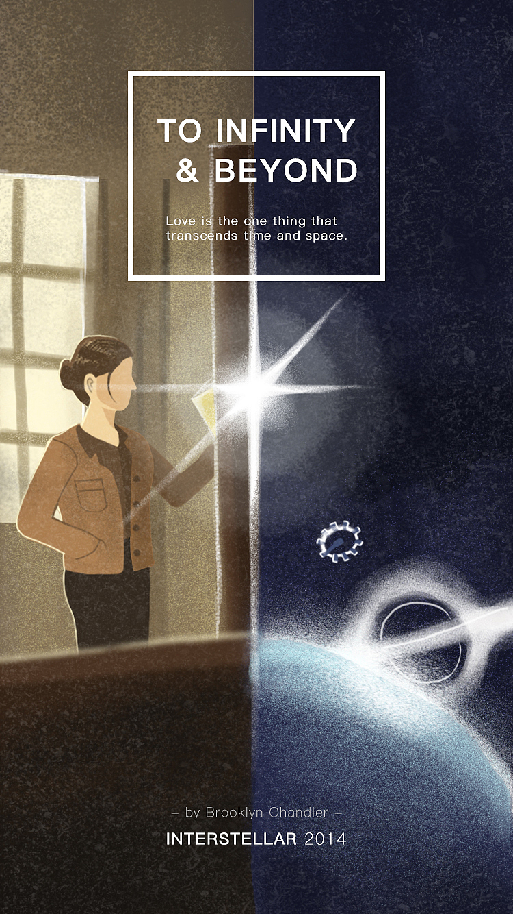 瞎画一波最爱的电影星际穿越