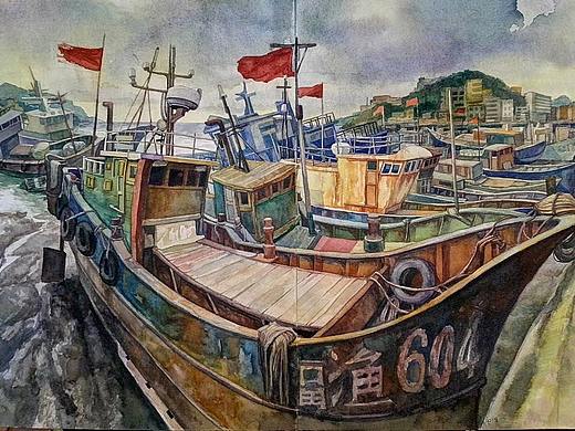 《台风降至》（个人主页-ZNDkyMzIyMDA=） - 艺术插画 - 站酷设计师叶智成原创素材 - 站酷ZCOOL