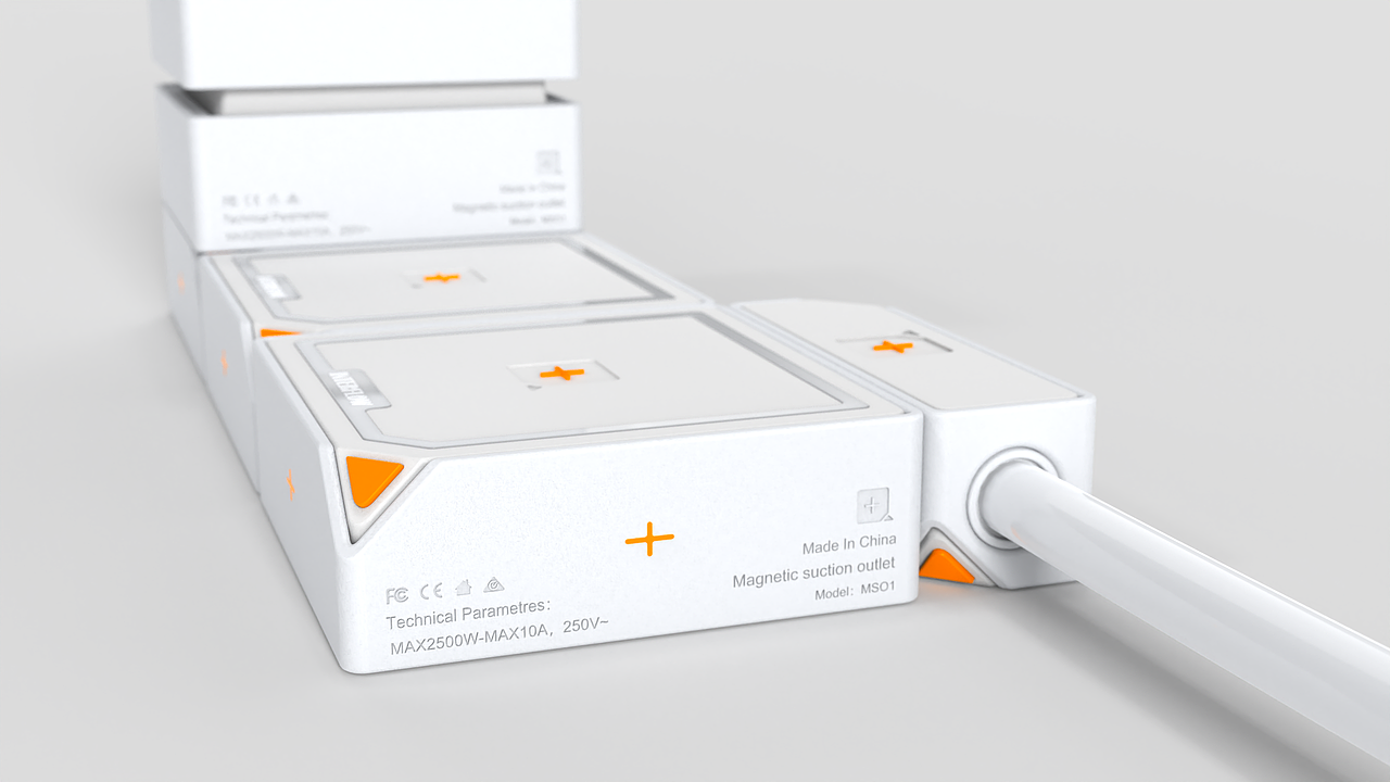 磁吸插座渲染（图ZMjkxNDA4MDUy） - 产品 - 站酷设计师Estelaaaaa原创素材 - 站酷ZCOOL