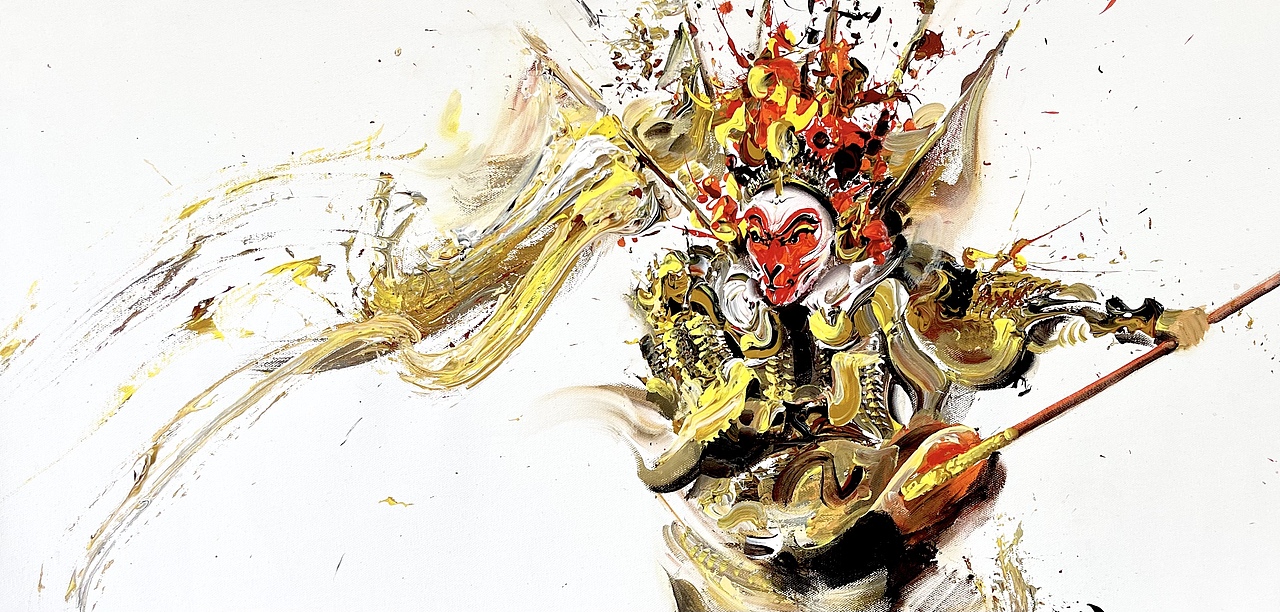 画语者邓宇.大圣来也（图ZMjU5MjU5Njky） - 绘画 - 站酷设计师画语者邓宇原创素材 - 站酷ZCOOL