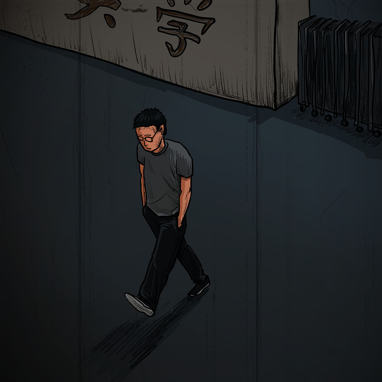 熊猫怪谈丨路神(图ZNTI0OTk3ODQ=) - 艺术插画 - 站酷设计师熊猫窝原创素材 - 站酷ZCOOL