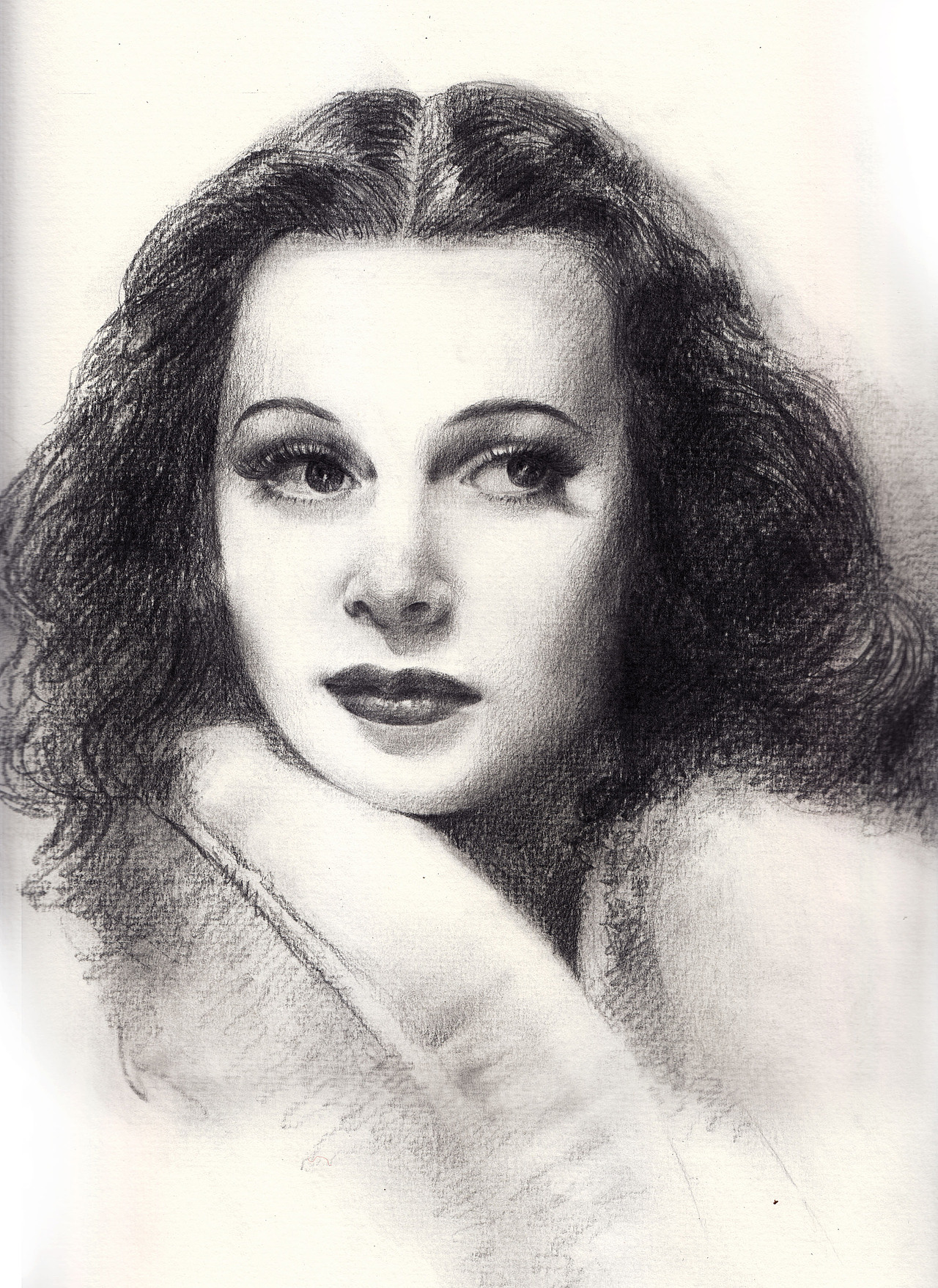 素描习作-费雯丽