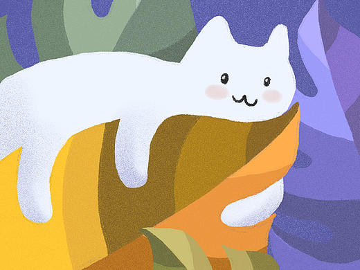 貓與芭蕉葉（個人主頁-ZNTQ4MDM0NTY=） - 創(chuàng)作習(xí)作 - 站酷設(shè)計師ichi可原創(chuàng)素材 - 站酷ZCOOL