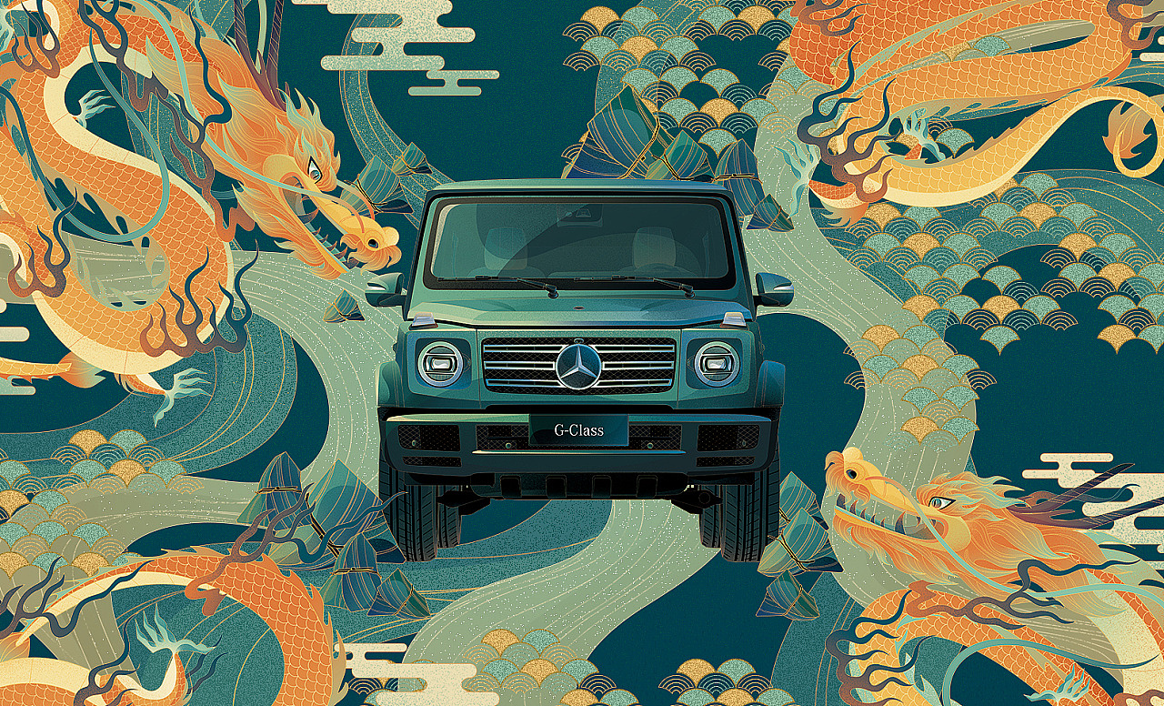 梅赛德斯-奔驰|2021年插画合集