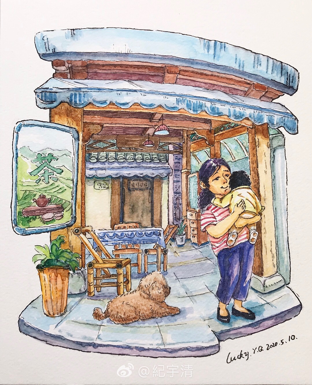 母亲节（图ZMjA1Njk3Nzgw） - 绘画 - 站酷设计师lucky宇清原创素材 - 站酷ZCOOL