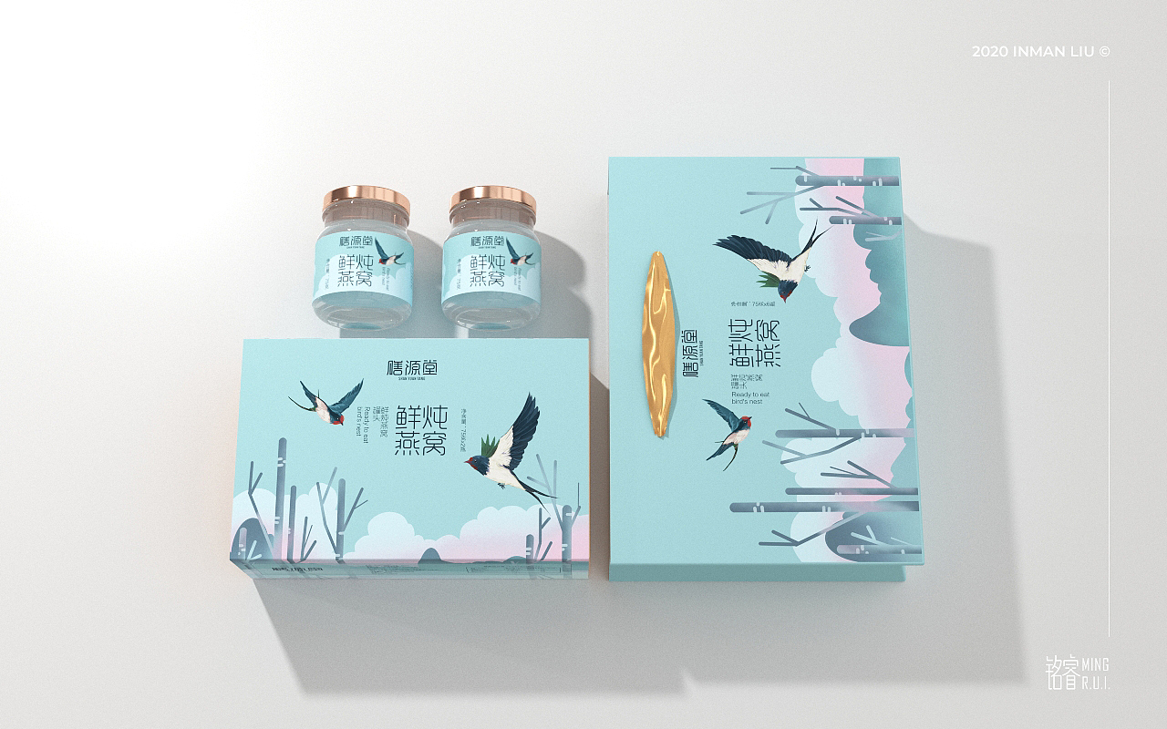 即食燕窝 鲜炖燕窝 燕窝罐头 包装设计 · 膳源堂（图ZMjE2NjQ2MjQ4） - 包装 - 站酷设计师刘益铭原创素材 - 站酷ZCOOL