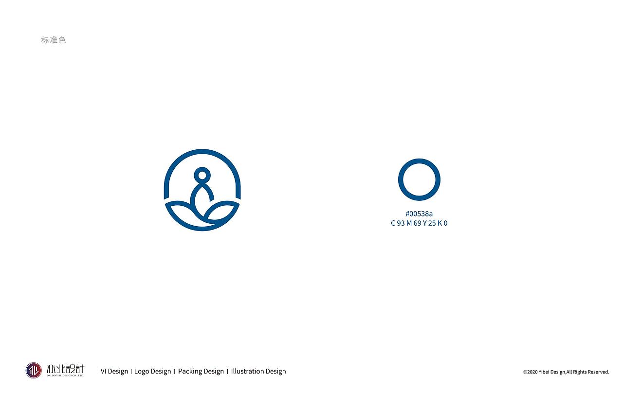 瑜伽教育logo设计提案