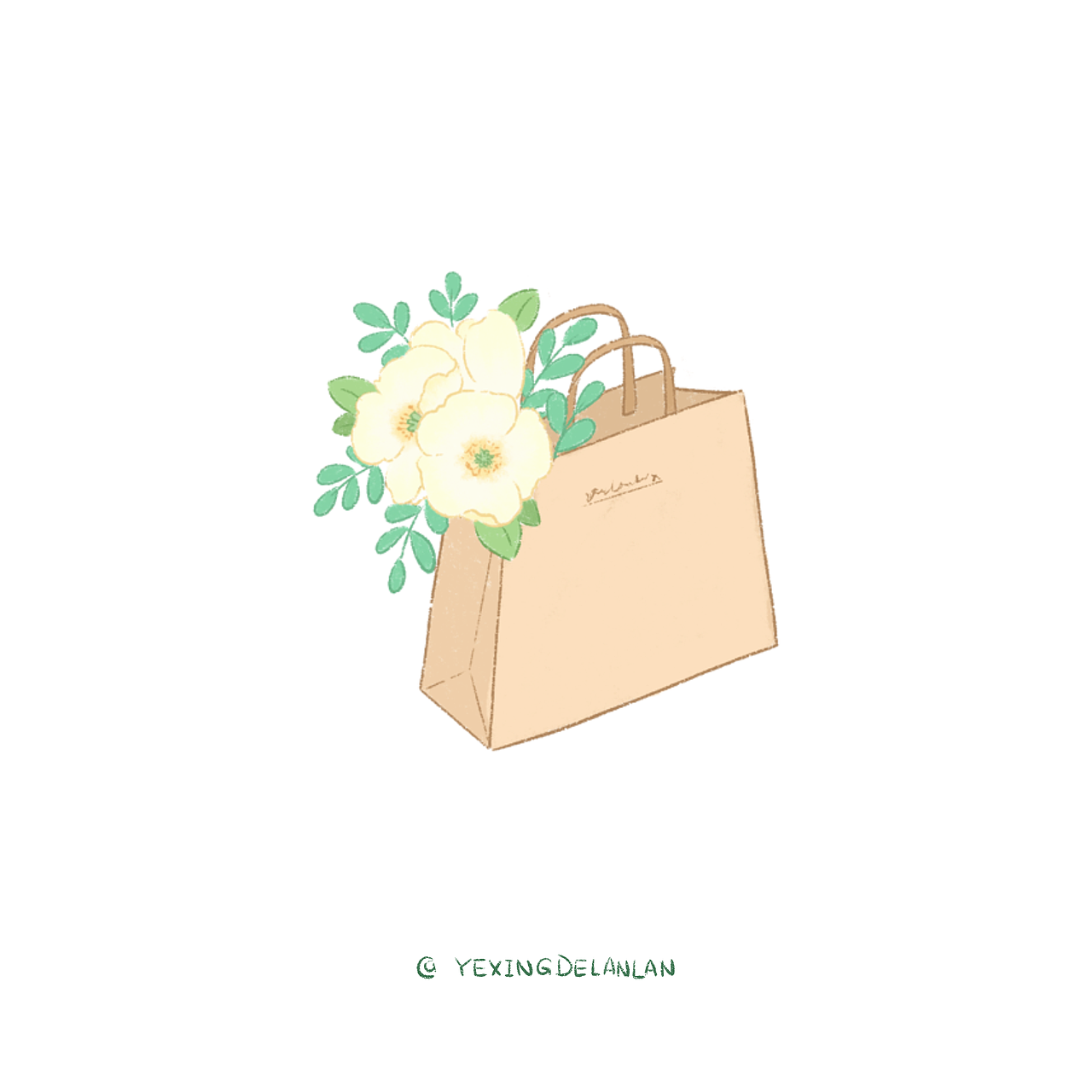 园艺女孩（图ZMzA4MzYxNTA4） - 创作习作 - 站酷设计师夜行的蓝蓝原创素材 - 站酷ZCOOL