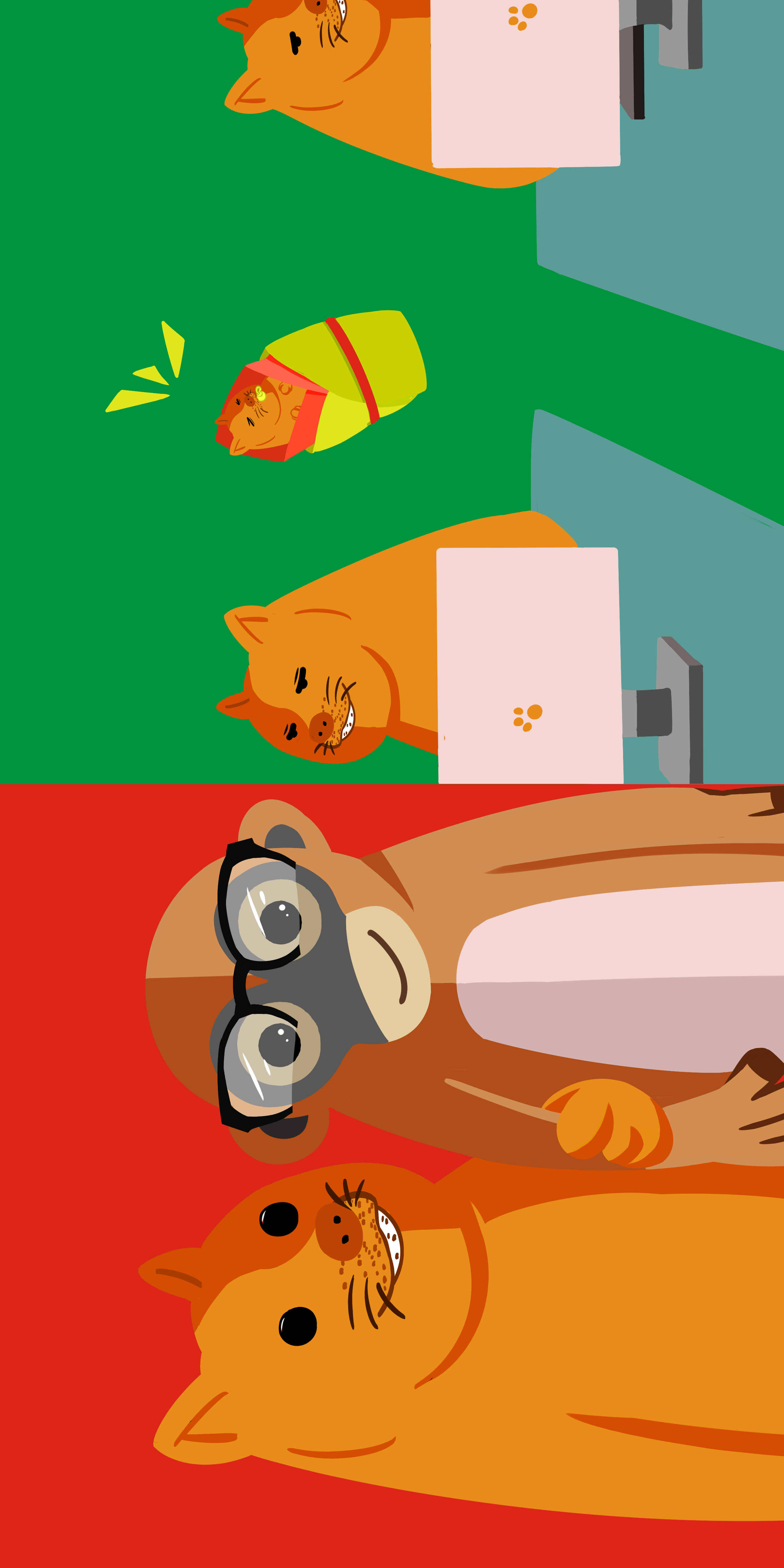 广告狗系列|插画|商业插画|多空 - 原创作品 - 站酷 (zcool)