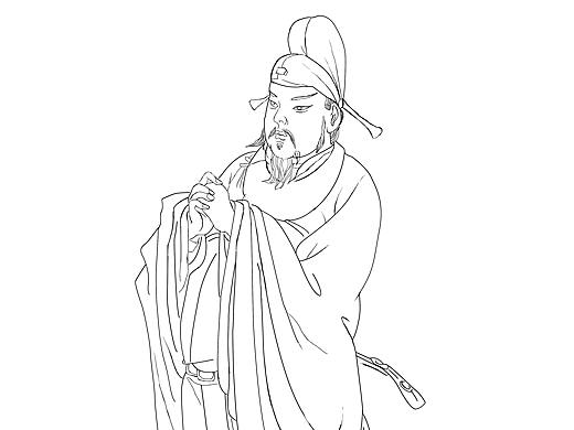 古典白描线条作品