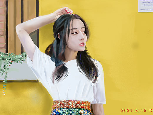 厚涂美女