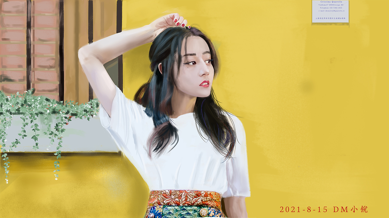 厚涂美女（图ZMjc1MDA0MTI0） - 创作习作 - 站酷设计师暴躁的小锐原创素材 - 站酷ZCOOL