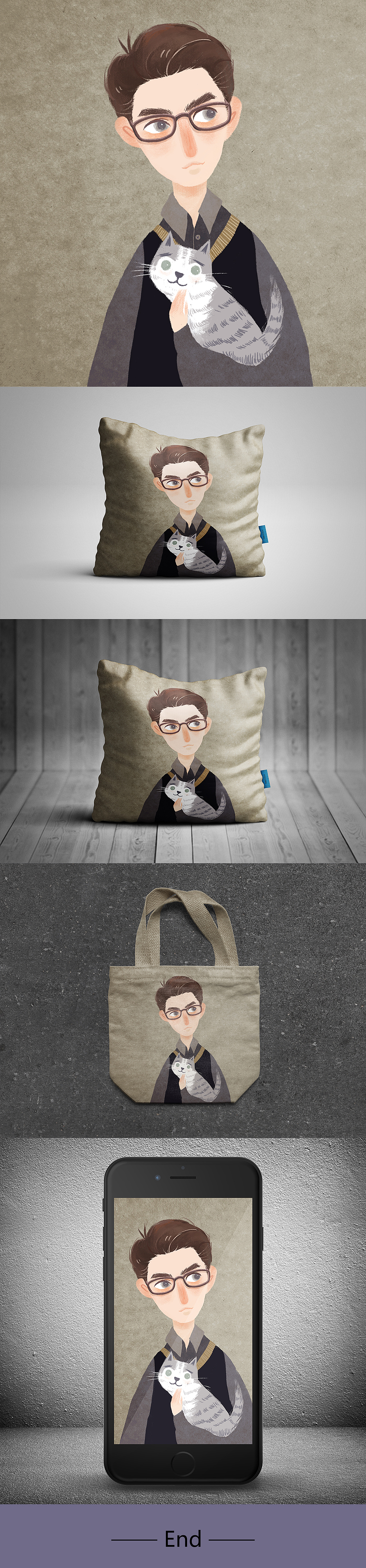 ps手绘板插画 临摹（图ZMTEzMjI3MDEy） - 创作习作 - 站酷设计师区明炜原创素材 - 站酷ZCOOL