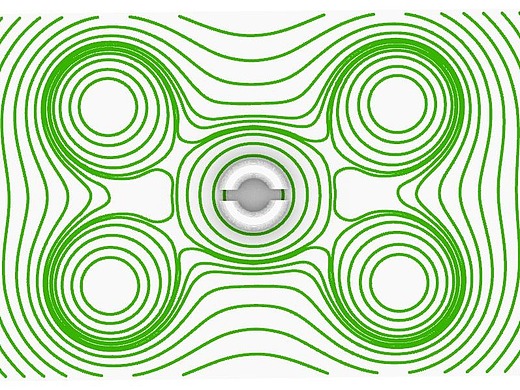 磁力线地面纹理