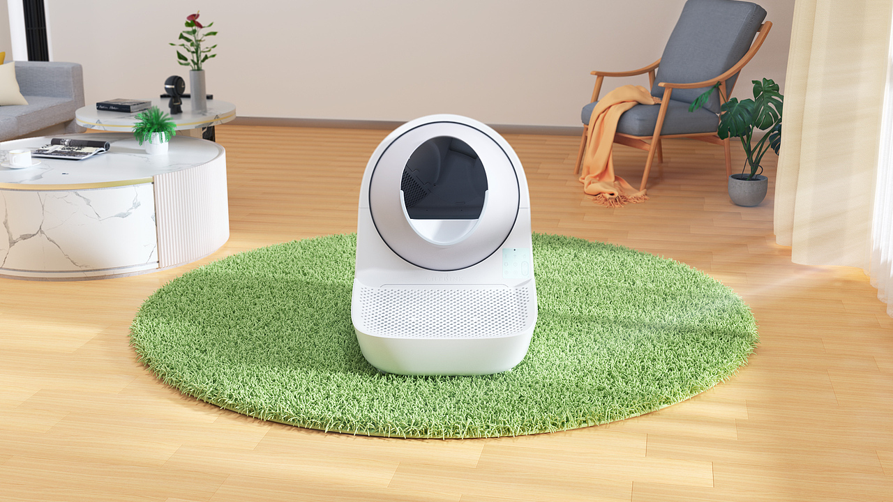 智能猫砂盆三维产品动画（图ZMjg1MDk4NzYw） - 动画/影视 - 站酷设计师90後的天空原创素材 - 站酷ZCOOL