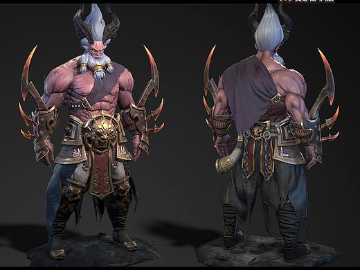 次世代模型_游戏模型_人物模型_角色建模