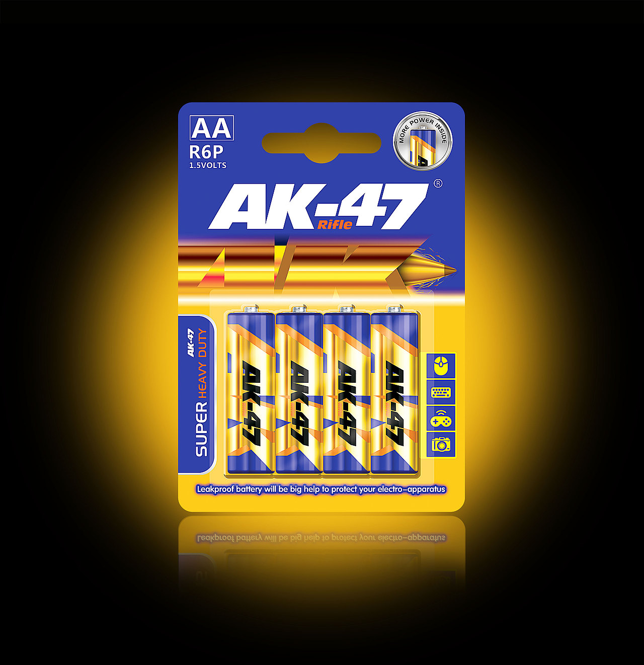 【加的尼亞案例】AK-47 丨干電池包裝設計（圖ZODY1MDg0MTY=） - 包裝 - 站酷設計師丨77原創(chuàng)素材 - 站酷ZCOOL