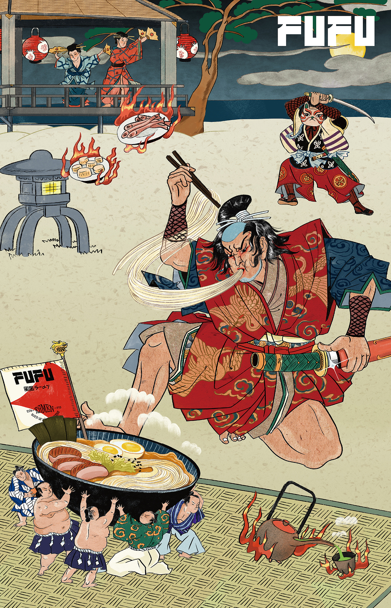 风风拉面_FUFU Ramen（图ZMjAxMTcyOTk2） - 品牌 - 站酷设计师FLINTDESIGN原创素材 - 站酷ZCOOL