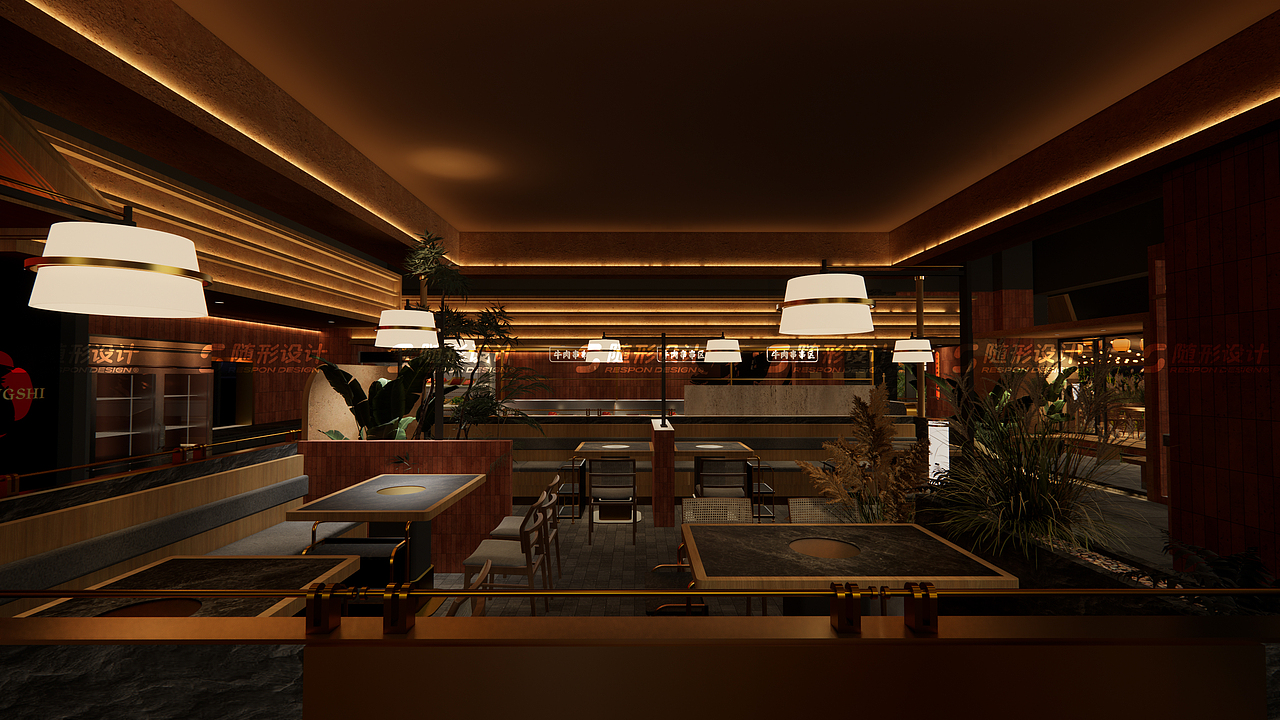 随形原创空间-热辣宗师南昌朝阳里店（图ZMzcwODE5MjI4） - 商业空间设计 - 站酷设计师随形空间设计原创素材 - 站酷ZCOOL