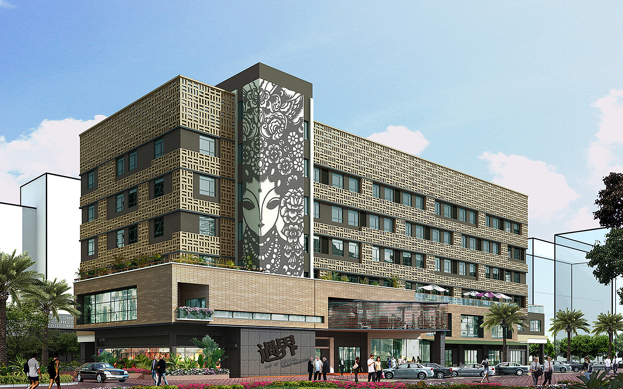 过界文创产业街区一体化设计效果图