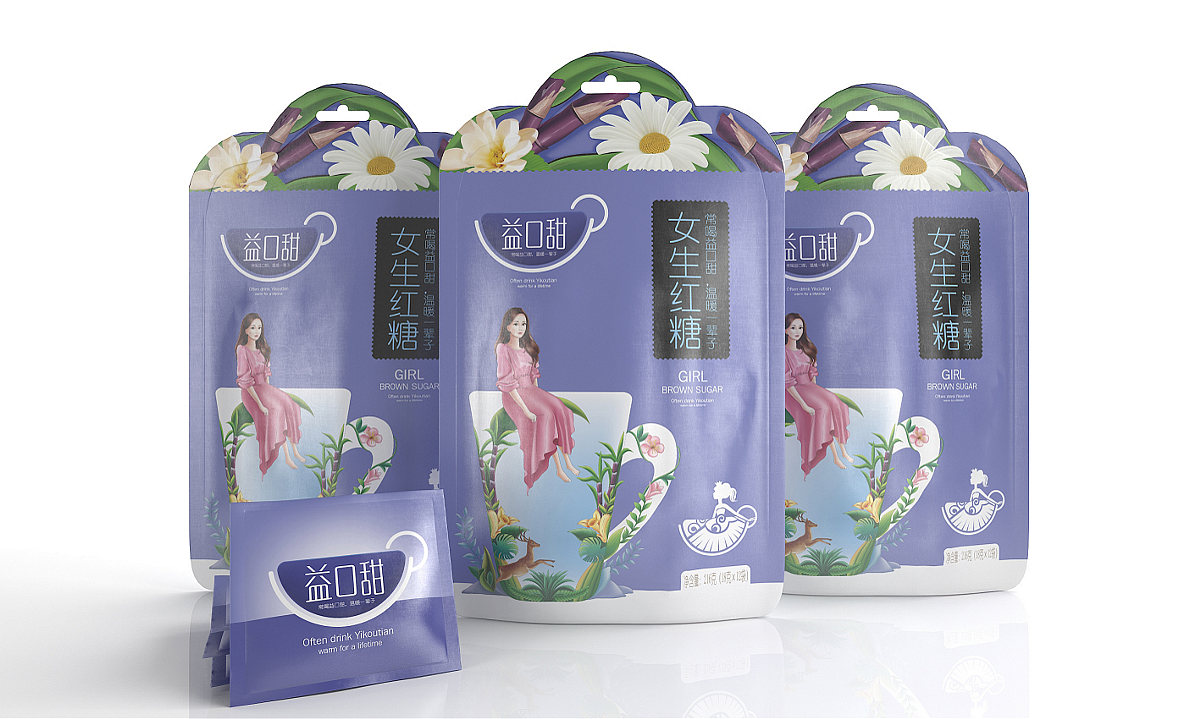 益口甜红糖—徐桂亮品牌设计（图ZMTU0NDU3NjM2） - 包装 - 站酷设计师徐桂亮品牌设计原创素材 - 站酷ZCOOL