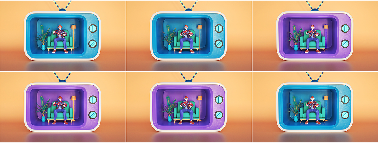 Summertime-夏日主题3D人物小动画系列