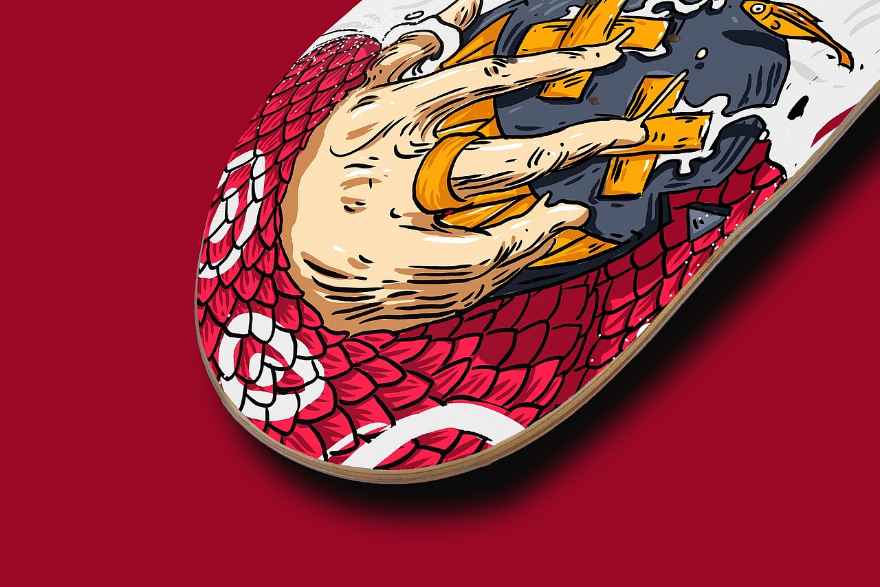 ''ATTiTUDE'' SKATEBOARD