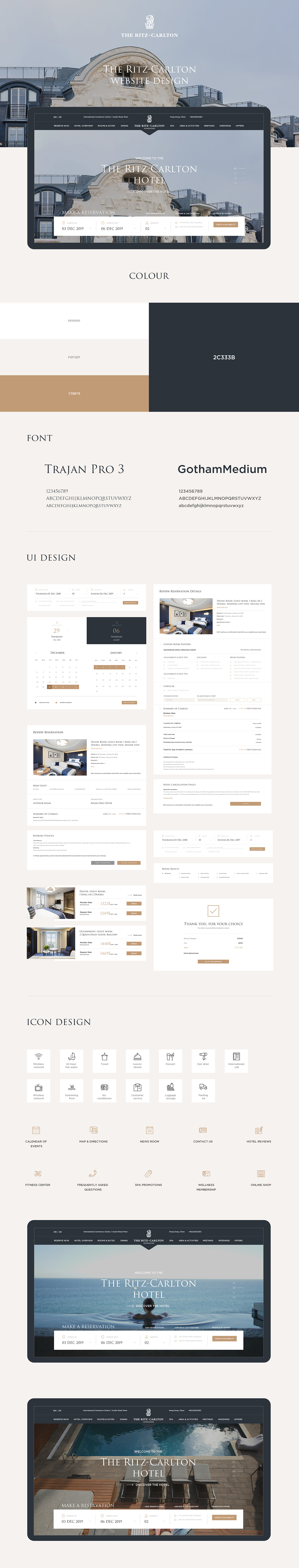 The Ritz-Carlton丨香港丽思卡尔顿酒店官网设计（图ZMTQ1MTU0Nzc2） - 企业官网 - 站酷设计师一然同学原创素材 - 站酷ZCOOL