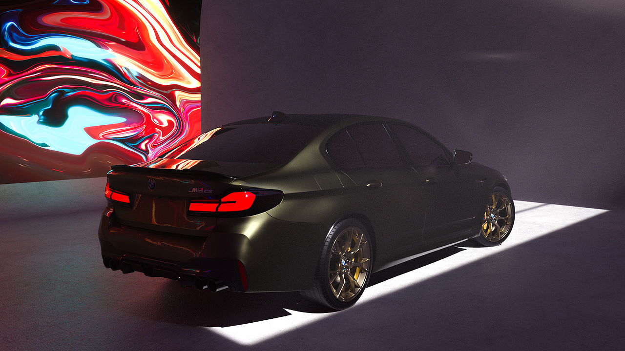 BMW M5CS 2022 CGI（图ZMjgxMjEwMDU2） - 机械/交通 - 站酷设计师今天作业有点多原创素材 - 站酷ZCOOL